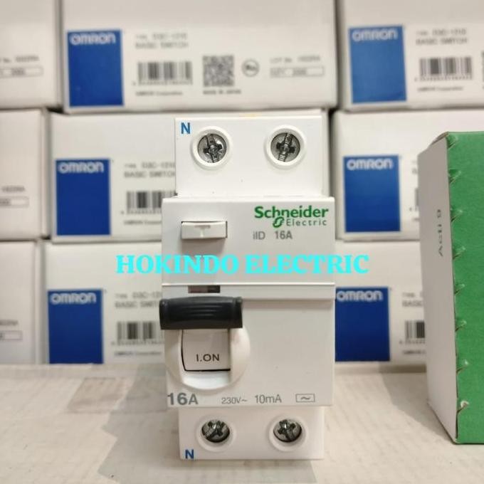 Rccb Elcb Schneider Iid 2P 16A 10Ma Schneider A9R10216 Iid 2P 16A 10Ma Kode 602