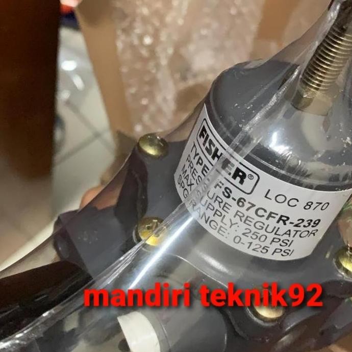 Regulator Fisher Type Fs-67Cfr-239 Baru