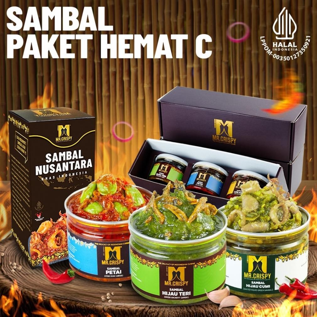 

Paket Sambel Hemat C Mr.Crispy(Kotak Hmpers)