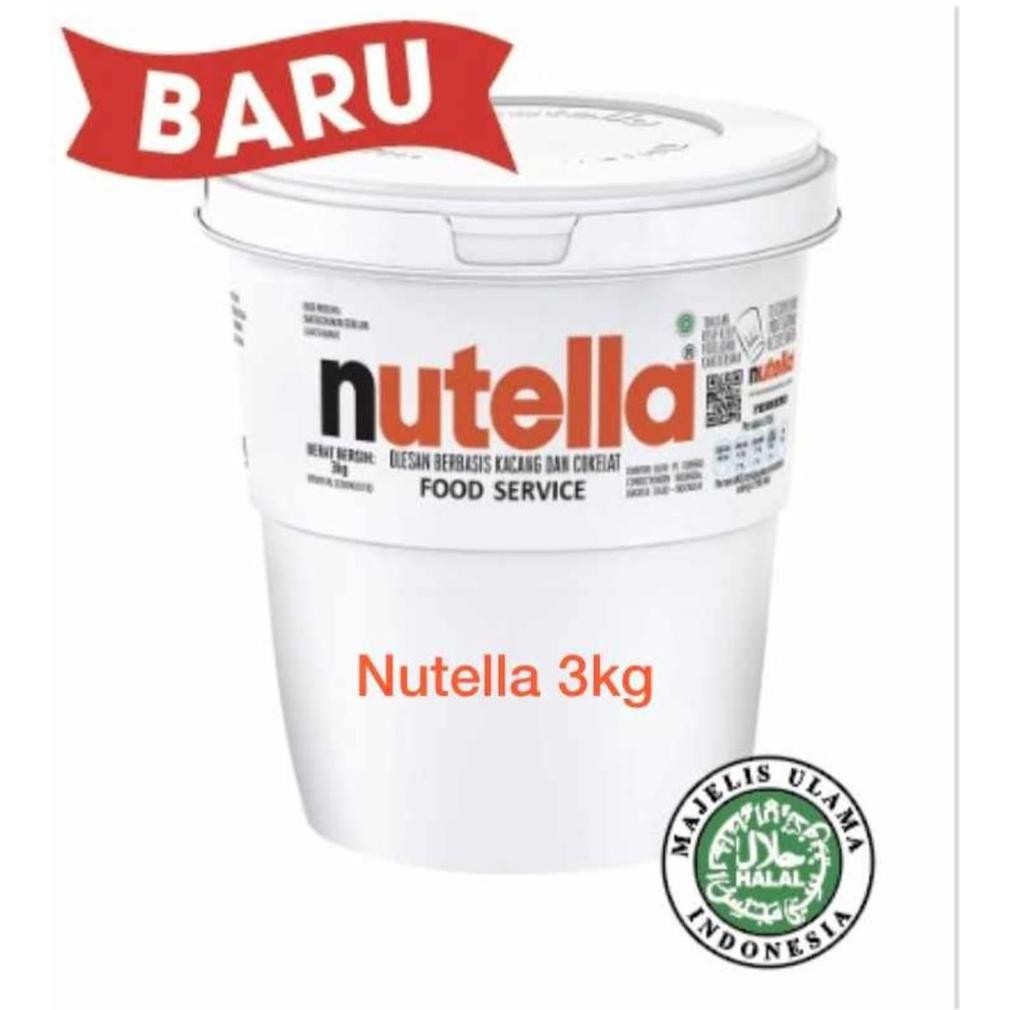 

Nutella 3 Kg Besar Terbaru Exp April 2026 Promo Halal