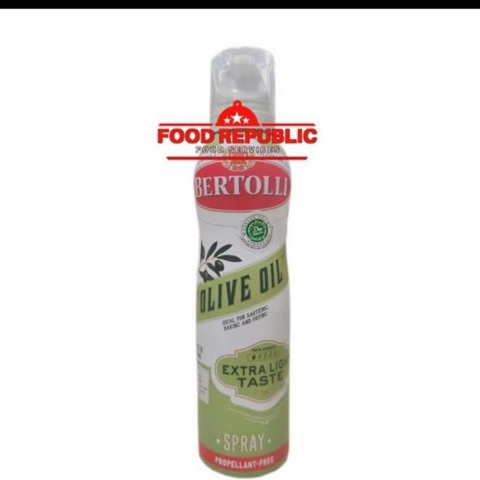 

BERTOLLI EXTRA LIGHT OLIVE OIL Spray 145ML/minyak zaitun HALAL TP