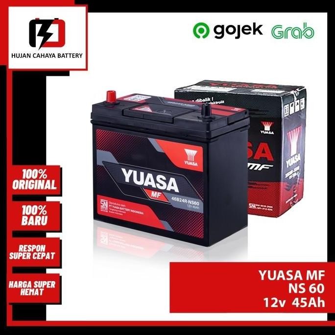 TERMURAH - Aki Mobil YUASA MF NS60 / NS-60 / NS 60 - Aki SUZUKI APV SERIES