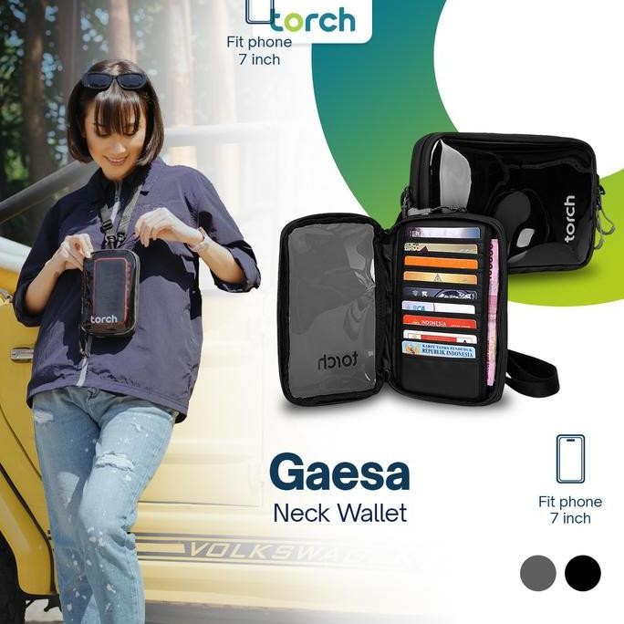 Torch 3 in 1 Dompet Gantung Multifungsi - Hanging Wallet Gaesa es