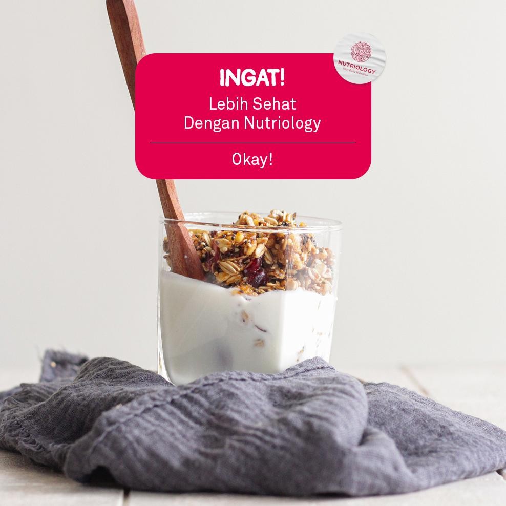

Granola 400 Gr Less Sweet Nutriology Sereal Sehat Makanan Diet Crunchy Lengkap Murah Bergizi Alami Natural High Quality