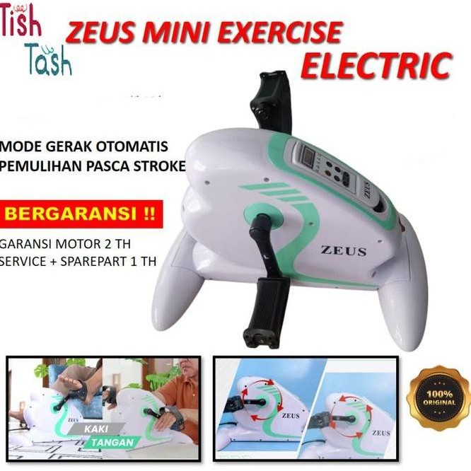 Zeus Mini Exercise Electric Sepeda Statis Elektrik Sport Therapy Alat Kaki Otomatis Gerak Pasca Stro