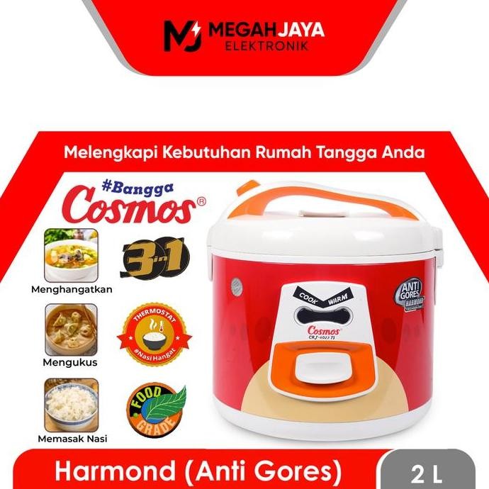 NEW - COSMOS RICE COOKER / MAGIC COM CRJ 602N / CRJ-602 N (2 LITER)