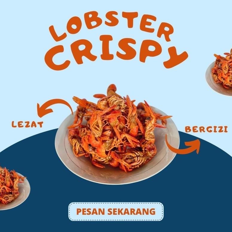 

Snack Cemilan Lobster Air Tawar Crispy Kemasan 100 Gram