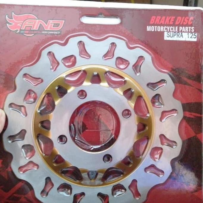 Promo PIRINGAN CAKRAM DEPAN STANDAR VARIASI MEREK AND HONDA SUPRA X 125 COD