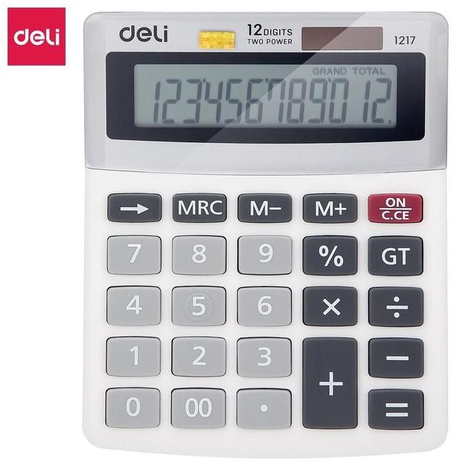 

DELI - E1217 / Kalkulator Retro 12 Digit / Peralatan Kantor Murah MM