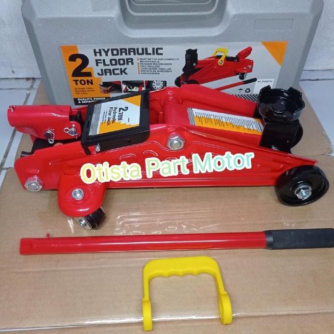 TERBARU - DONGKRAK BUAYA MINI 2 TON FLOOR JACK 2 TON HYDROLIC HYDRAULIC JACK MOBIL MINI