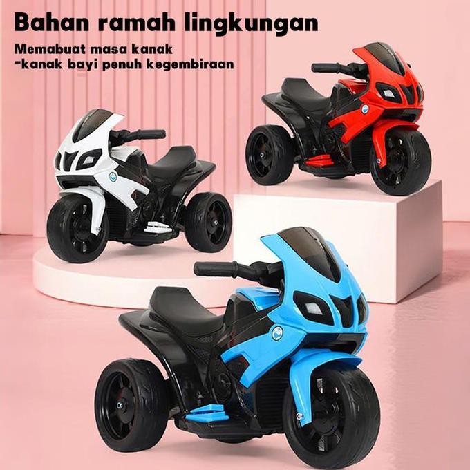 PROMO DISKON - Baterai GratisMotor Aki Mainan Anak Motor Aki Mainan Anak