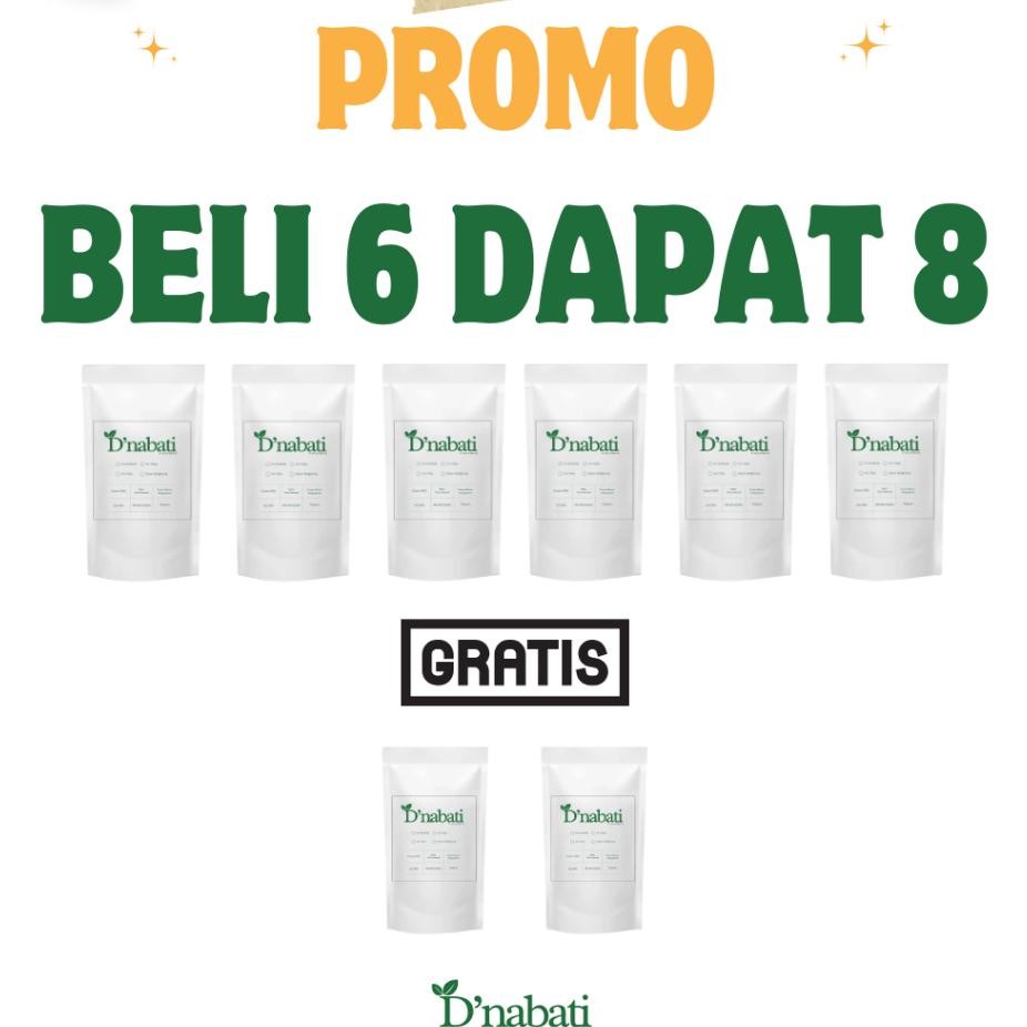 

Beli 6 Dapat 8 Kripik Nabati Plant Based By Dnabati