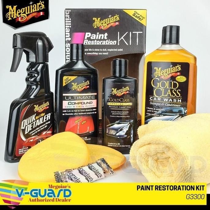Exa Meguiars Paint Restoration Kit - Paket Poles Restorasi Cat Mobil Kusam