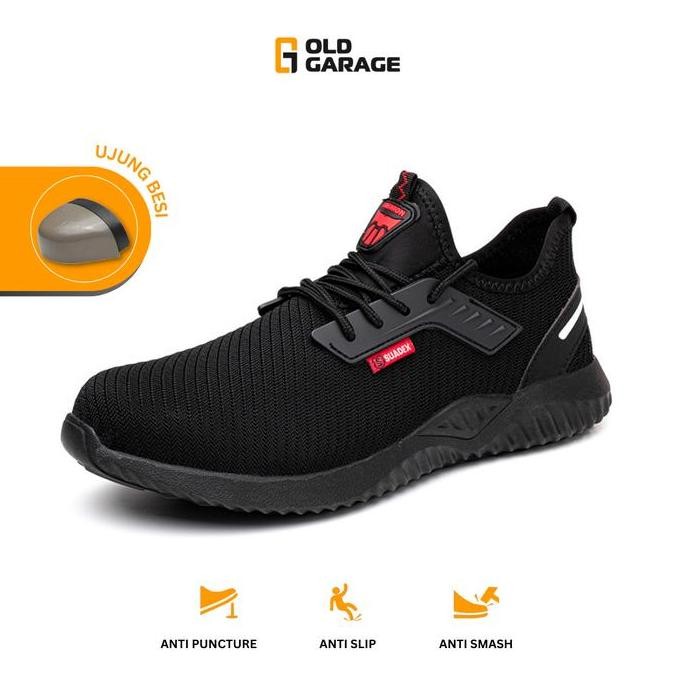 Sepatu Safety Sport Safety Shoes Ujung Besi Sneakers Safety