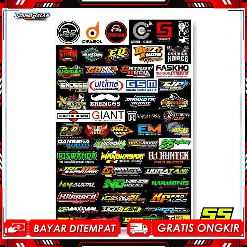 

BISMILLAH STIKER SOUND SYSTEM VYNIL ANTI AIR ISI 63/56/55 Sticker - Faskho Brewog Brengos BJ Hunter Viral Kekinian Terbaru 2025 OI-37