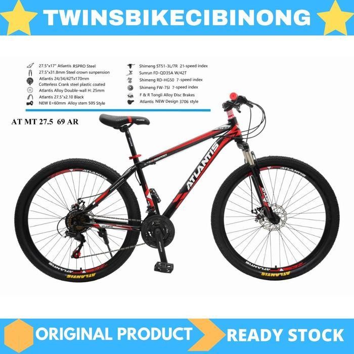 SS Sepeda Gunung MTB 27,5 Atlantis 69 Disc Brake