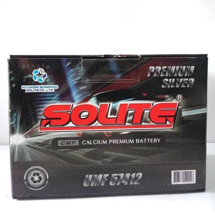 TERMURAH - SOLITE 57412 MF AKI KERING MOBIL INNOVA REBORN DIESEL HARGA KHUSUS TT