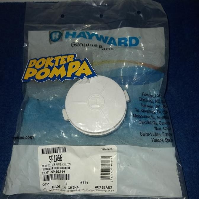 TERBARU - HYDROSTATIC VALVE SP 1056 HAYWARD