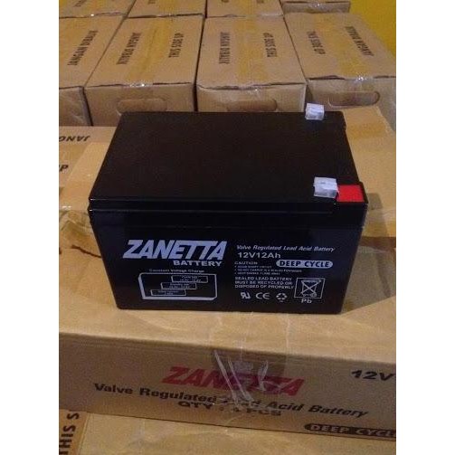 Baterai aki kering 12V 12Ah (untuk sepeda listrik) Murah