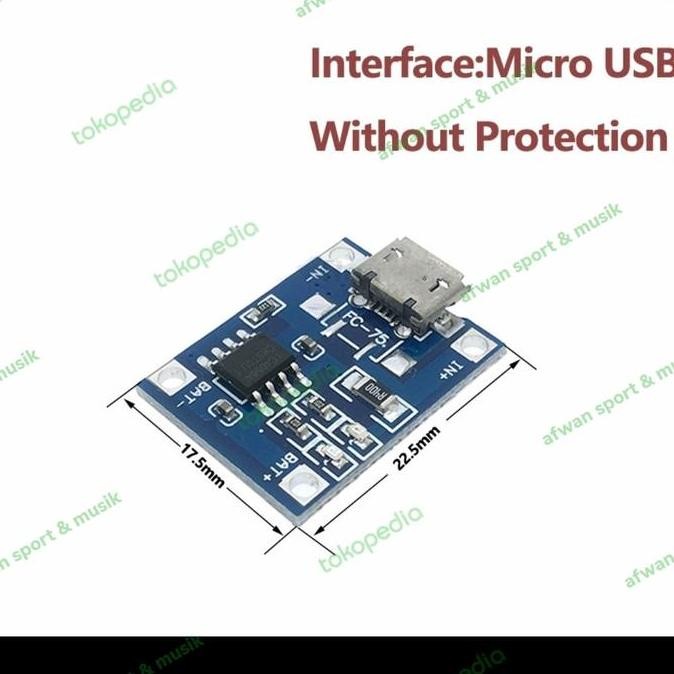 Modul kit charger tp 4056 e 18650