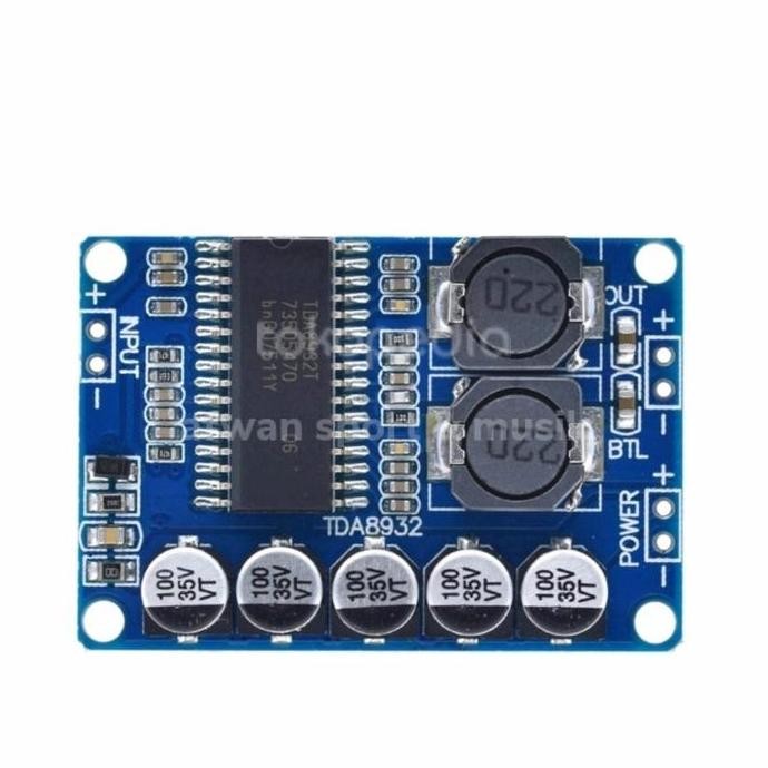 modul kit power amplifier Mono Tda 8932 class D 35 watt.