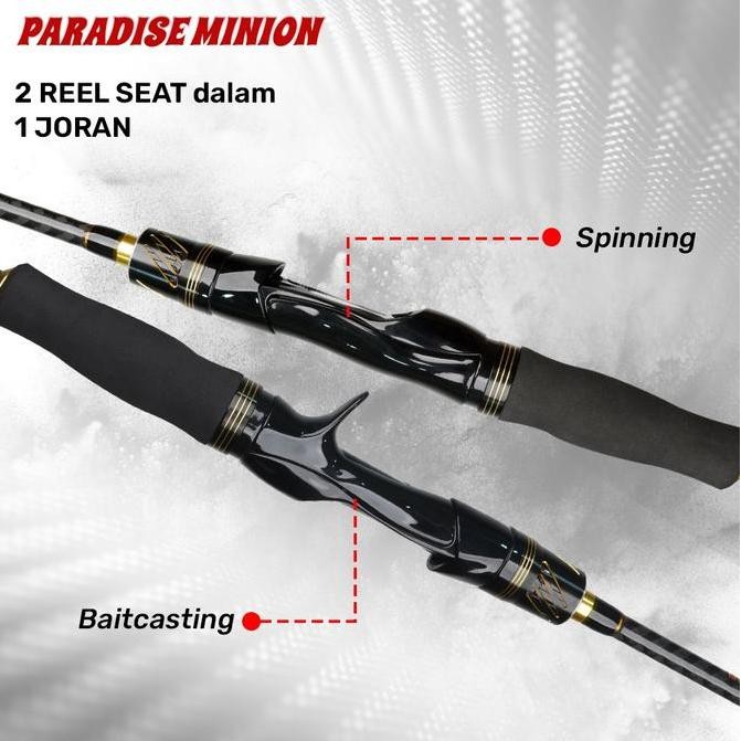 PARADISE MINION | JORAN SPINNING & BAITCASTING | CARBON SOLID HRS (HIGH RESPON SOLID) | Joran Pancin