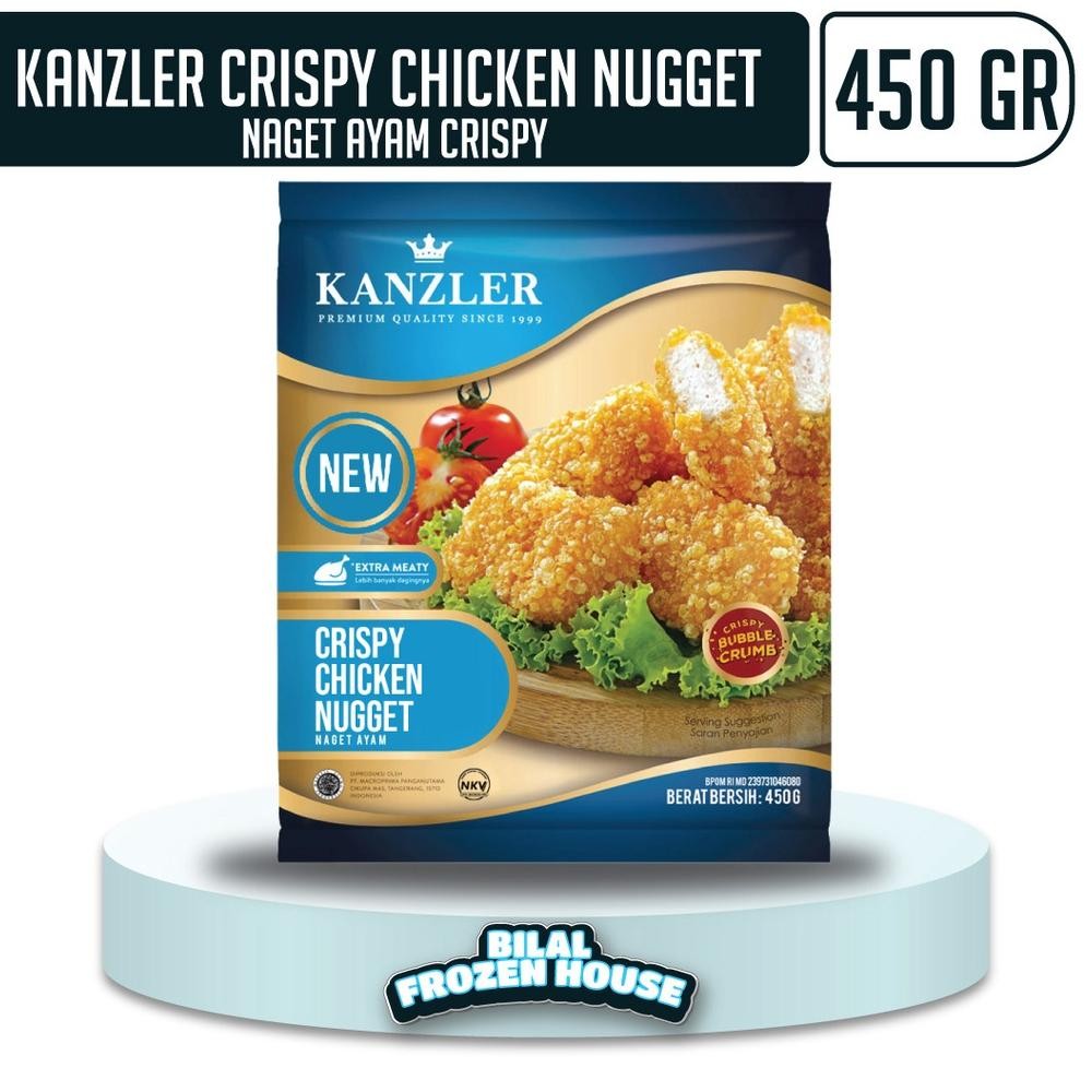 

Kanzler Crispy Chicken Nugget 450Gr Extra Renyah