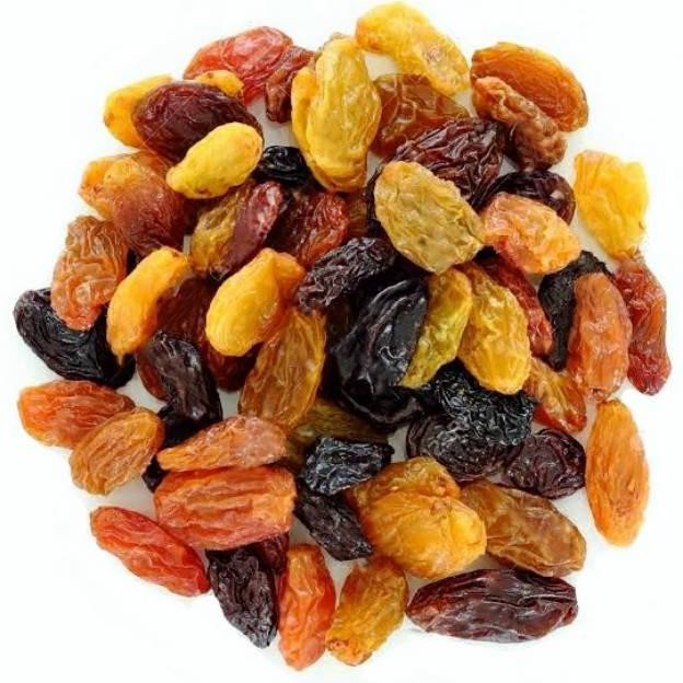 

Mix Raisins Unsweetened 500Gr (1/2Kg) Kismis Emas Dan Hitam / Kismis Campur 500