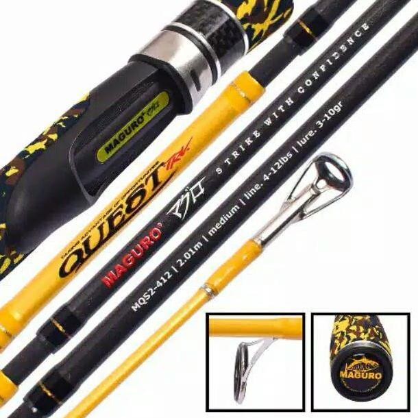 Joran Maguro QUEST TRV SPINNING | Sambung 4 | Casting | Travel Original