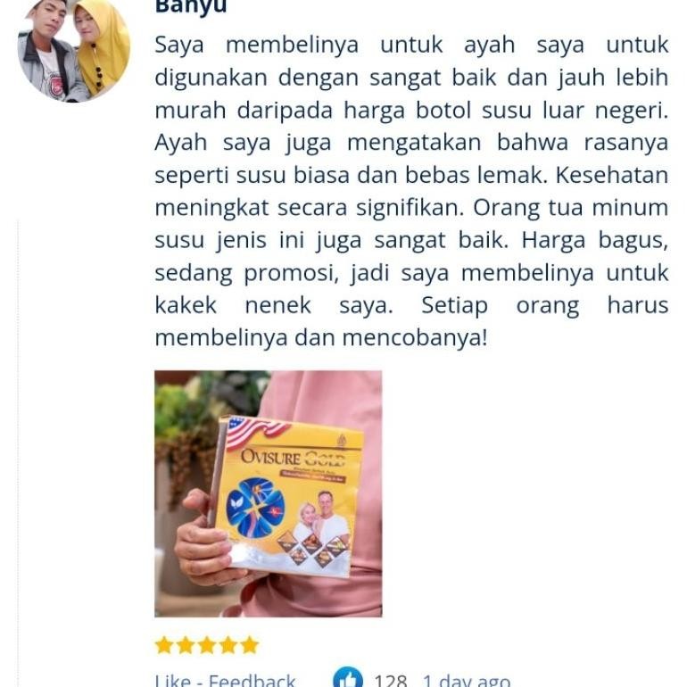 

Ovisure Gold Susu Asli Original Vitamin Tulang Dan Sendi Osteoporosis Osteotritis