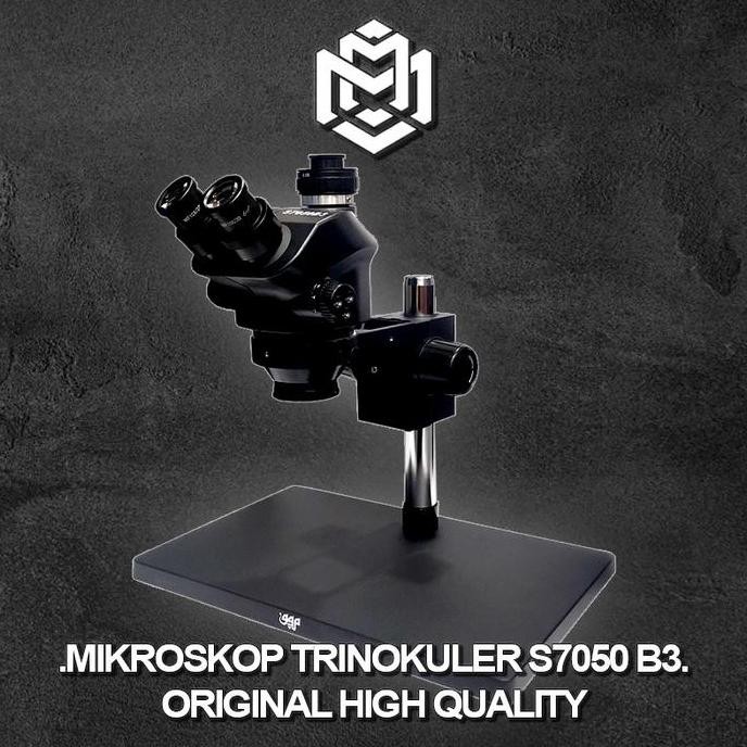 MIKROSKOP TRINOKULER 99P GSM S7050 - B3 + LAMPU MIKROSKOP / MIKROSKOP ORIGINAL DAN TERPERCAYA