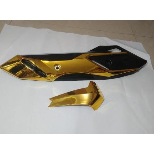 Tutup Knalpot Vario 150 Gold Emas Hitam Cocok Untuk Vario 125