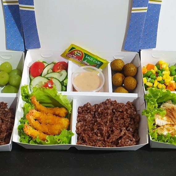 Bento /Rice Box/Catering Sehat/Makanan Sehat/Makanan Diet.