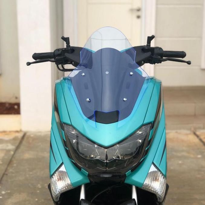 Promo WINDSHIELD NMAX TDR MINI OLD BLUE ICE/VISOR NMAX TDR MINI BLUE ICE COD