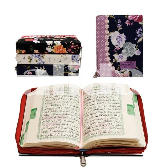 

Alquran Waqaf dan Ibtida A6 Dompet Muslimah Al-Quran Saku Quran Wanita HJ