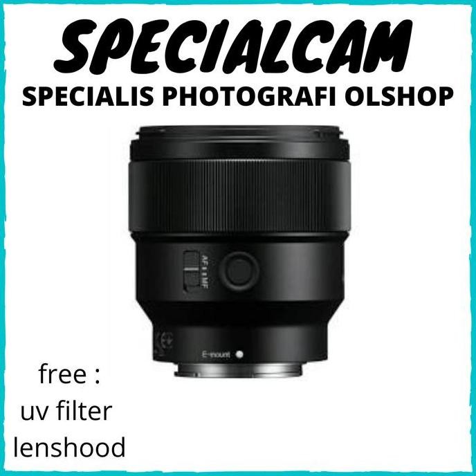Lensa Sony Fe 85Mm F 1.8 / Lensa Sony 85Mm F.18 / Sony Fe 85Mm 1.8 Allshop