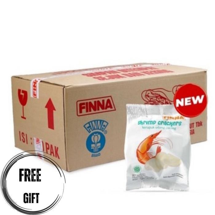 

LS Kerupuk Finna Garuda Murah isi 30 pcs Halal Asin Gurih Rasa Udang Organik Camilan Food Snacks Cemilan Kripik Kering Makanan