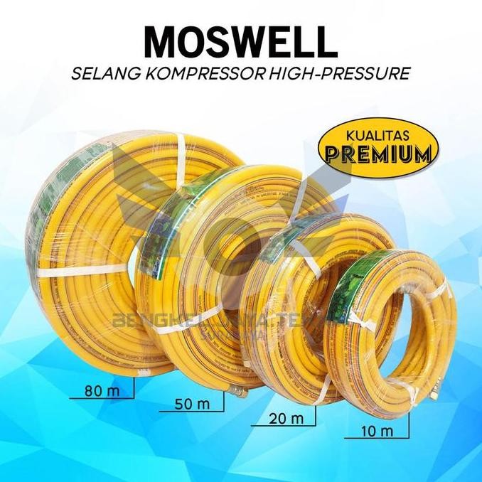 HARGA DISC - MOSWELL Selang Kompresor 50M / Selang Kompresor 50 Meter MOSWELL