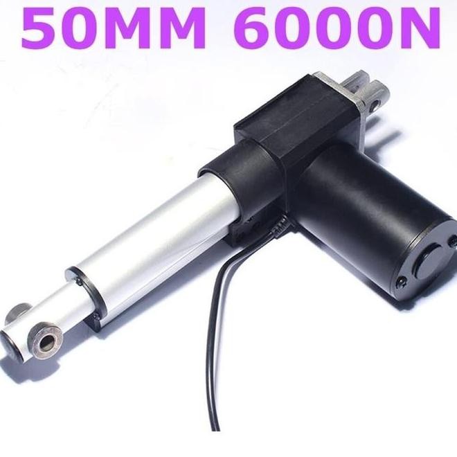 Ready Terlaris Motor Aktuator 50Mm 6000N 24V Dc Linear Actuator Motorized Hidrolik