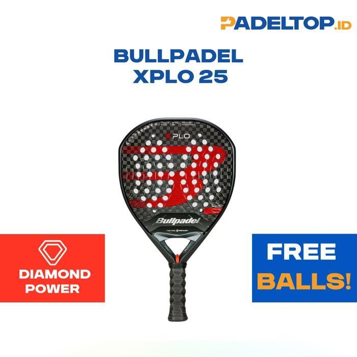FS BULLPADEL XPLO 25 PADEL RACKET | RAKET PADEL RAKET BULLPADEL