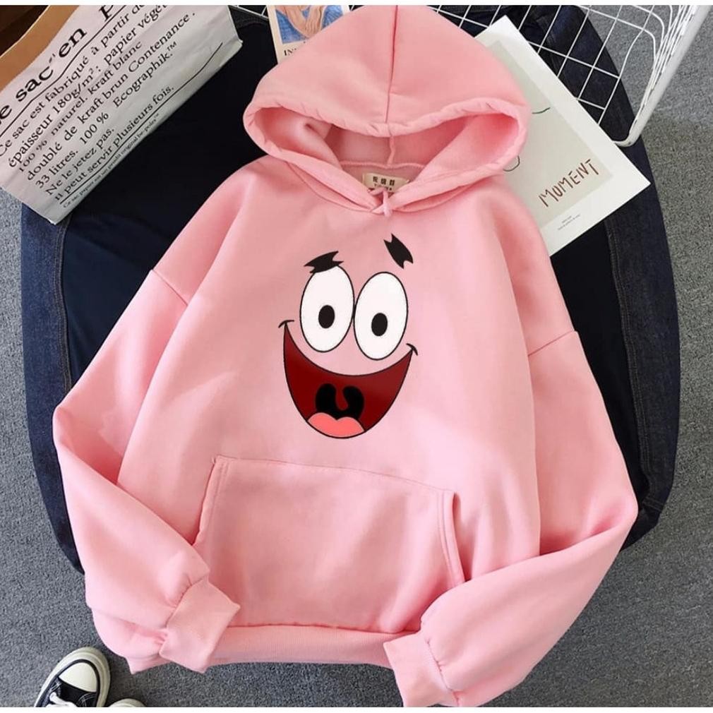 Update - Nickelodeon Spongebob Patrick Hoodie Sweter Wanita Cewek ..