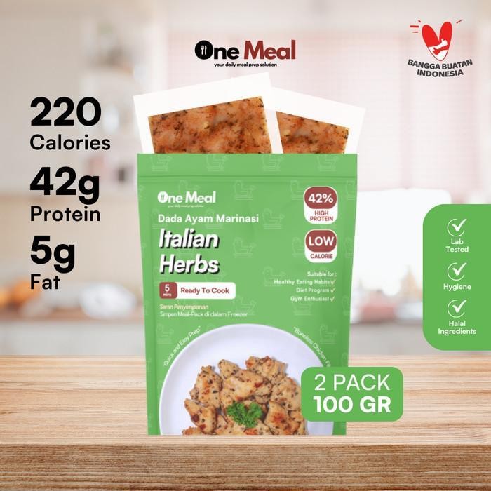 

LS One Meal Frozen Meal Pack | Dada Ayam Fillet Italian Herbs