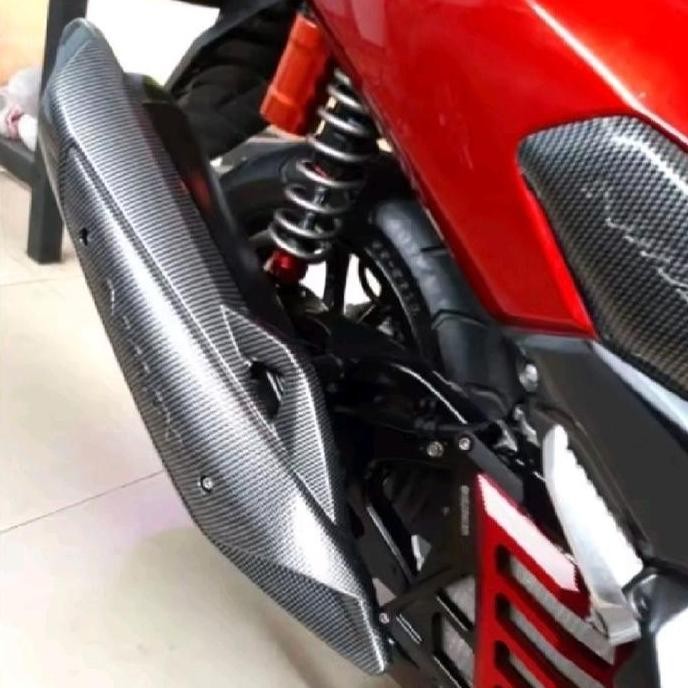 Cover Knalpot Carbon Yamaha Nmax Old NEMO/Cover Pelindung Knalpot Nmax Old NEMO