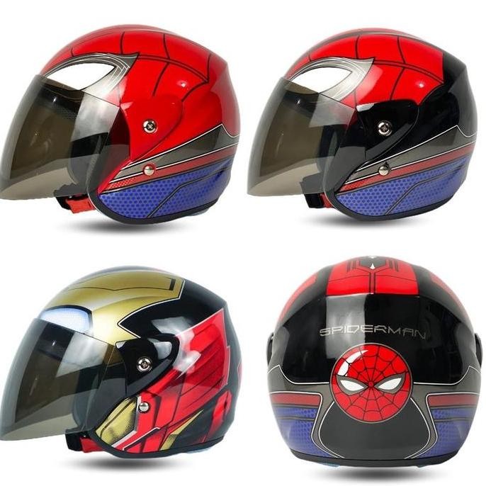 NEW - Helm Motor Anak Karakter SNI Umur 4 6 7 8 Tahun