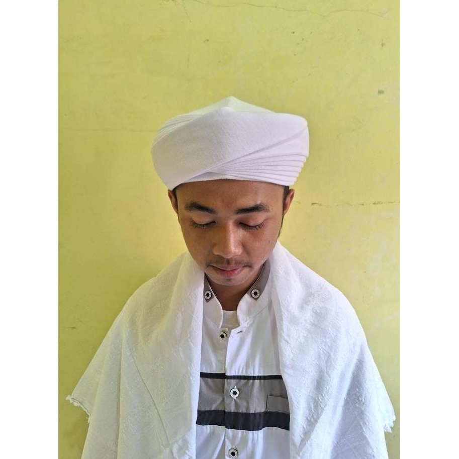 DT30 >> Peci imamah  3 meter peci imamah pria dewasa peci imamah anak laki laki peci imamah permanen