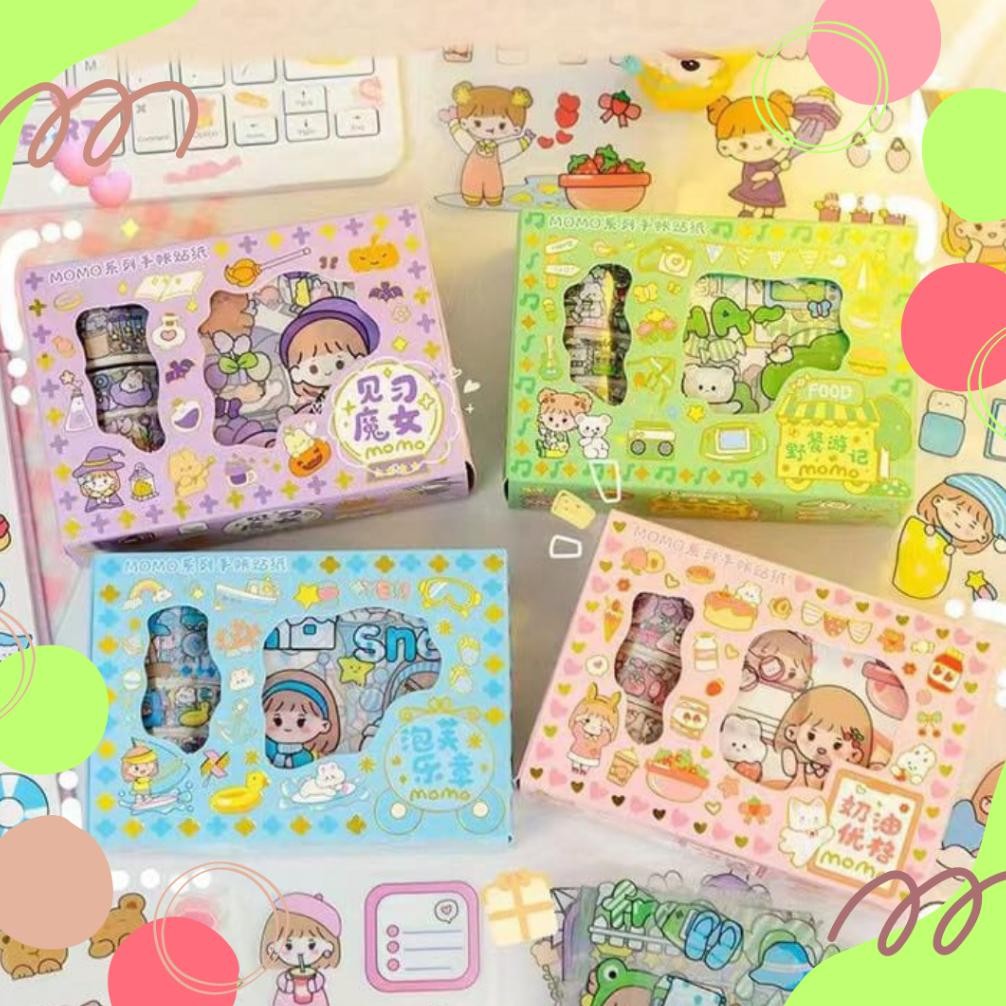 

Recomend Stiker BOX 2D Tempel Lucu 4 Warna Isi 100 Lembar Anti Air Cute Aesthetic Sticker Design DIY ,,