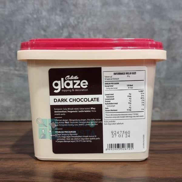 

Colatta Glaze 1Kg Collata Topping Roti Kue Donat Selai Pelapis Rasa
