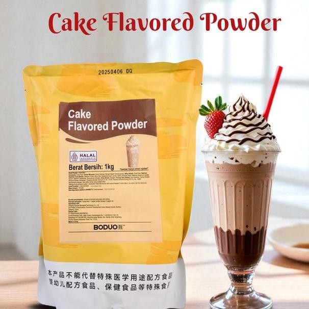 

Boduo Cake Flavored Powder Topping Bubuk Kue 1Kg