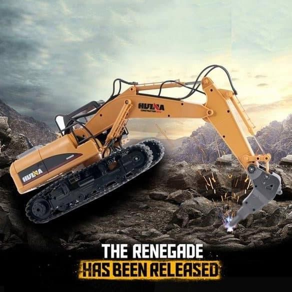 Huina 60 RC Drill Excavator /2 RC Alat Berat Pengebor