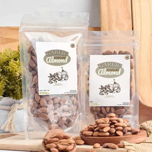 

Garlic Roasted Almond Almond Panggang Bawang Putih Gr Kacang Goreng